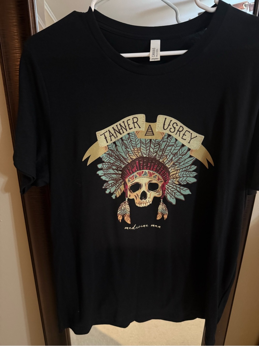 Tanner Usrey Graphic Tee - Skull & Headdress Design